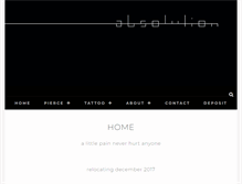 Tablet Screenshot of absolution.co.nz